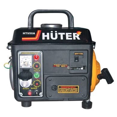 Генератор бензиновый HUTER HT950A 0,65кВт,4,2л,, стартер ручной, 18,5кг 64/1/1